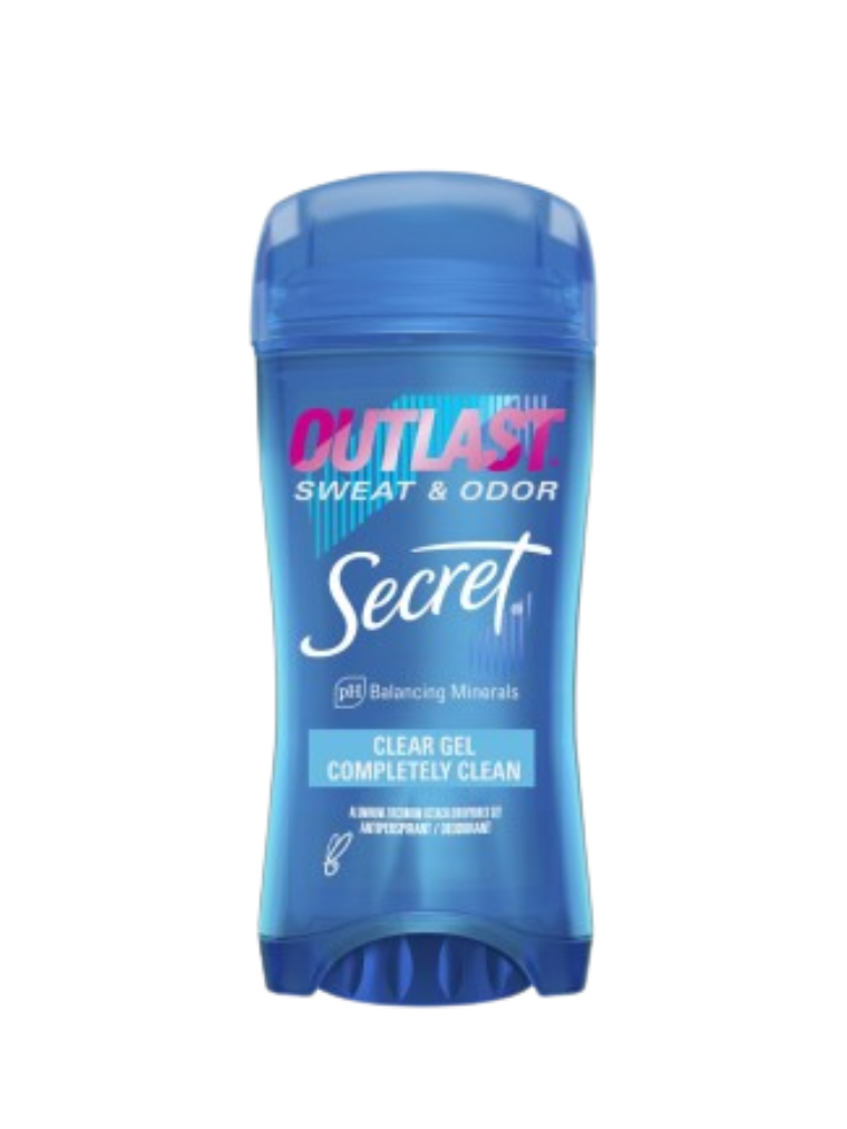 Secret Déodorant Gel Outlast Completely clean