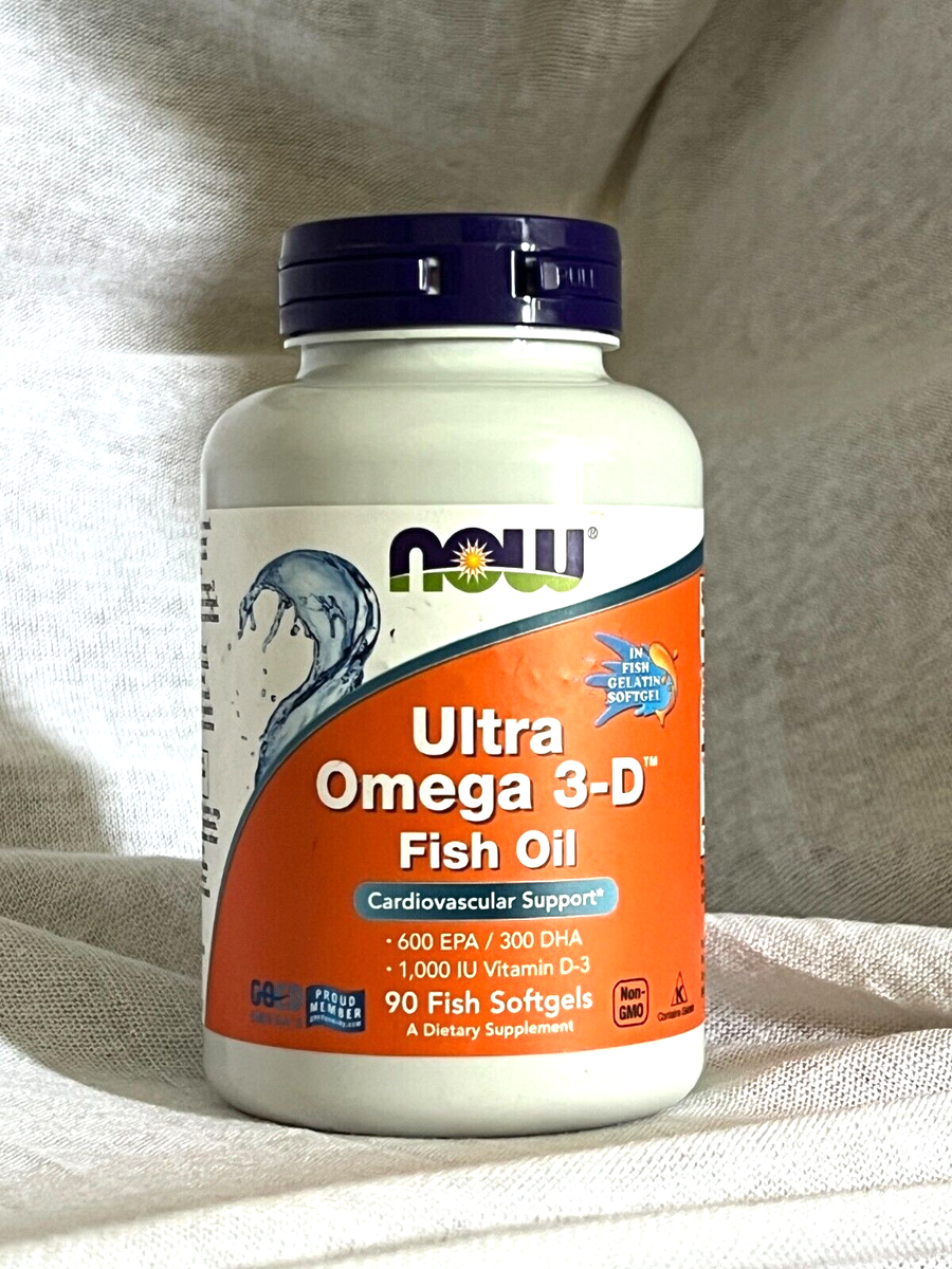 Now foods Ultra Omega 3D Fish oil 90 Softgels